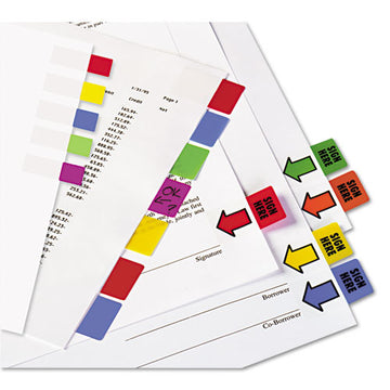 Redi-Tag® Removable-reusable Page Flags, "sign Here", Red, 50-pack freeshipping - TVN Wholesale